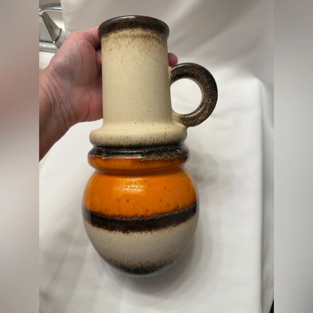 Krug Keramik Scheurich 1960s - 1970s ~Vase 428-26 ~ West Germany Vintage
